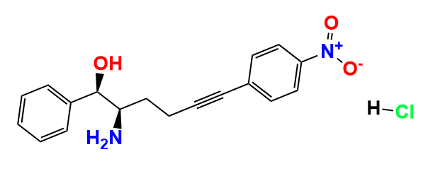 (1R,2R)-2-amino-6-(4-nitrophenyl)-1-phenylhex-5-yn-1-olhydrochloride